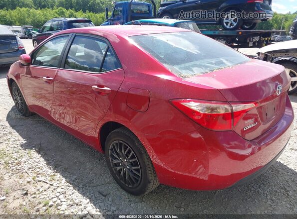 2T1BURHEXHC913660 2017 TOYOTA COROLLA Red უკანა მარცხენა