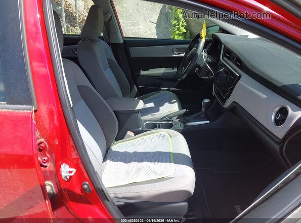 2T1BURHEXHC913660 2017 TOYOTA COROLLA Red წინა სალონის ხედი