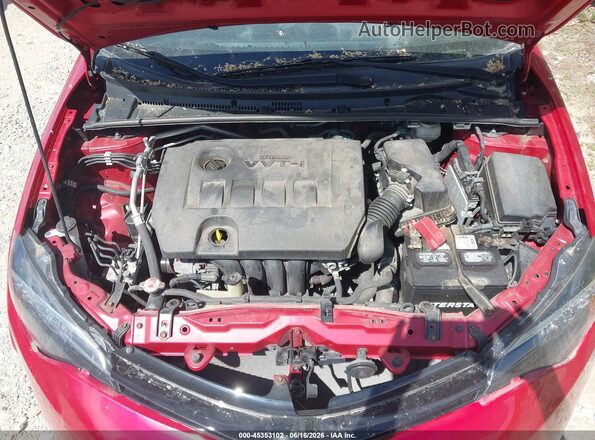 2T1BURHEXHC913660 2017 TOYOTA COROLLA Red უკანა ხედი