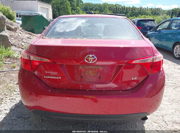 2T1BURHEXHC913660 2017 TOYOTA COROLLA Red 