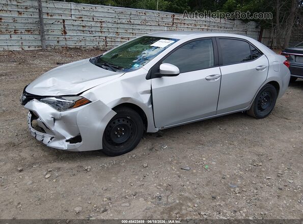 2T1BURHEXHC941121 2017 TOYOTA COROLLA Silver Przód lewy
