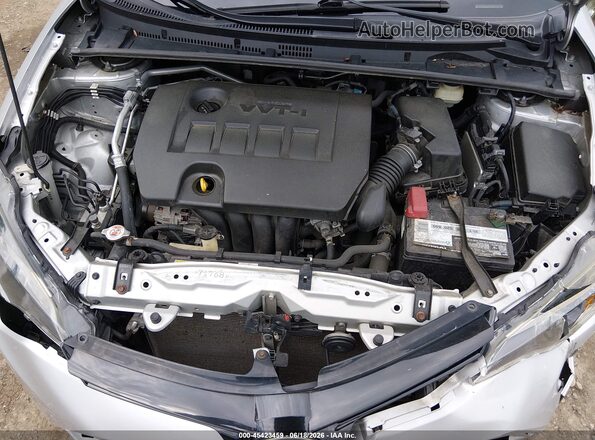 2T1BURHEXHC941121 2017 TOYOTA COROLLA Silver Widok z tyłu