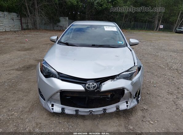2T1BURHEXHC941121 2017 TOYOTA COROLLA Silver Widok wnętrza z tyłu
