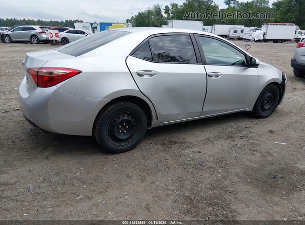 2T1BURHEXHC941121 2017 TOYOTA COROLLA Silver Tył prawy