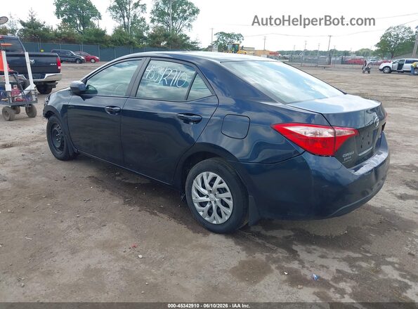 2T1BURHEXJC009023 2018 TOYOTA COROLLA Navy Tył lewy