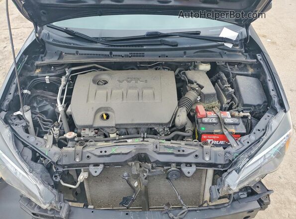 2T1BURHEXJC023455 2018 TOYOTA COROLLA Black Вид задньої частини салону