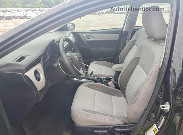 2T1BURHEXJC023455 2018 TOYOTA COROLLA Black Вид салону спереду