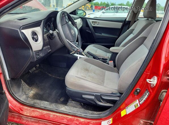 2T1BURHEXJC024105 2018 TOYOTA COROLLA Red Front interior view