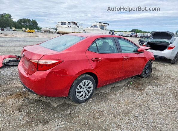 2T1BURHEXJC024105 2018 TOYOTA COROLLA Red Rear right