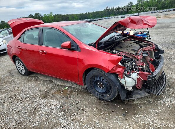 2T1BURHEXJC024105 2018 TOYOTA COROLLA Red Front right