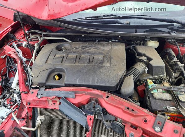 2T1BURHEXJC024105 2018 TOYOTA COROLLA Red Rear interior view