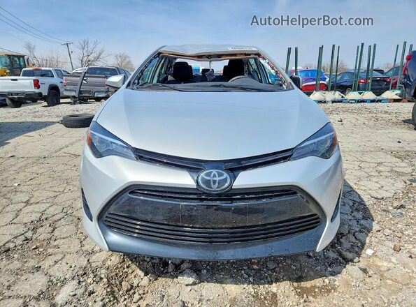 2T1BURHEXJC045617 2018 TOYOTA COROLLA Silver წინა ხედი