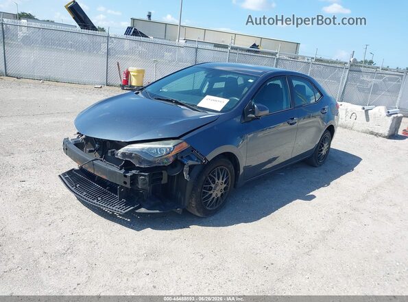 2T1BURHEXJC083008 2018 TOYOTA COROLLA Navy Առջևի ձախ երեք քառորդ տեսարան