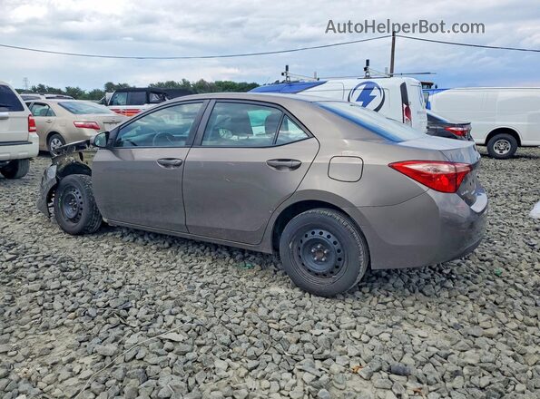 2T1BURHEXJC973928 2018 TOYOTA COROLLA Brown უკანა მარცხენა