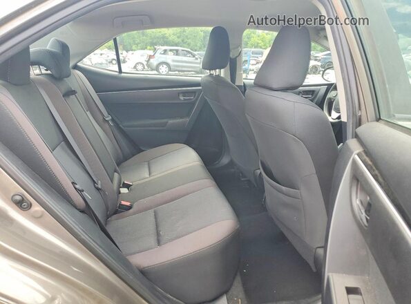 2T1BURHEXJC973928 2018 TOYOTA COROLLA Brown უკანა სავარძლების ხედი