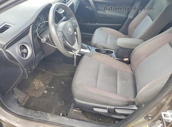 2T1BURHEXJC973928 2018 TOYOTA COROLLA Brown წინა სალონის ხედი