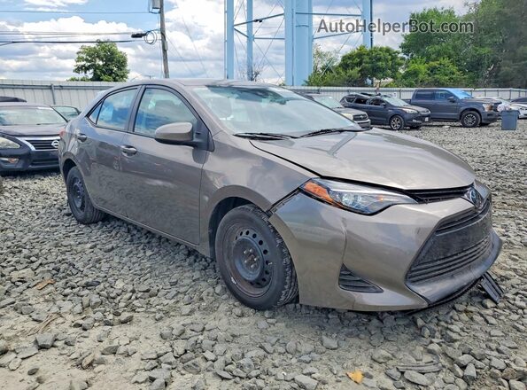 2T1BURHEXJC973928 2018 TOYOTA COROLLA Brown წინა მარჯვენა