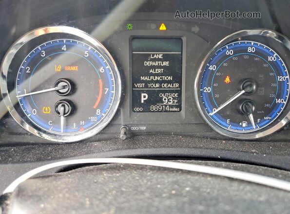 2T1BURHEXJC973928 2018 TOYOTA COROLLA Brown ხელსაწყოთა პანელის ხედი
