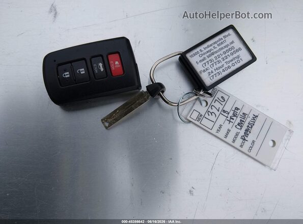 2T1BURHEXJC994522 2018 TOYOTA COROLLA Blue Vista del salpicadero
