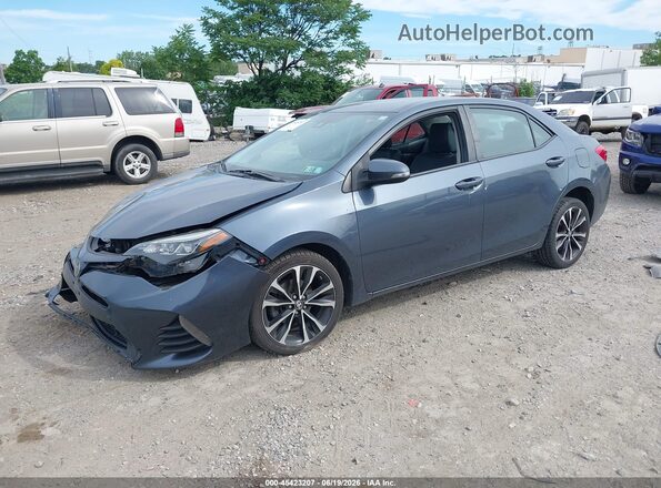 2T1BURHEXKC178198 2019 TOYOTA COROLLA Серый Передняя левая четверть