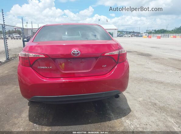 2T1BURHEXKC178654 2019 TOYOTA COROLLA Red 