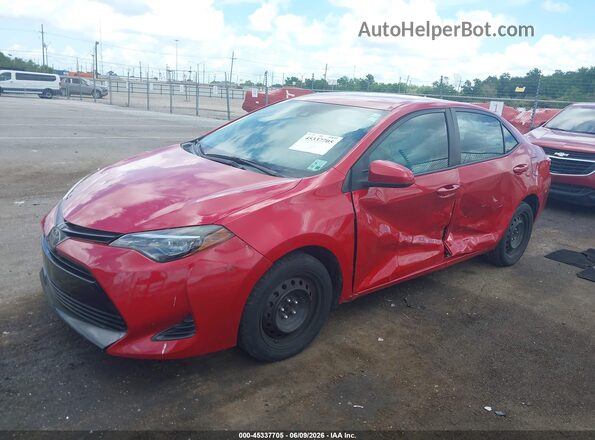 2T1BURHEXKC178654 2019 TOYOTA COROLLA Red Przód lewy