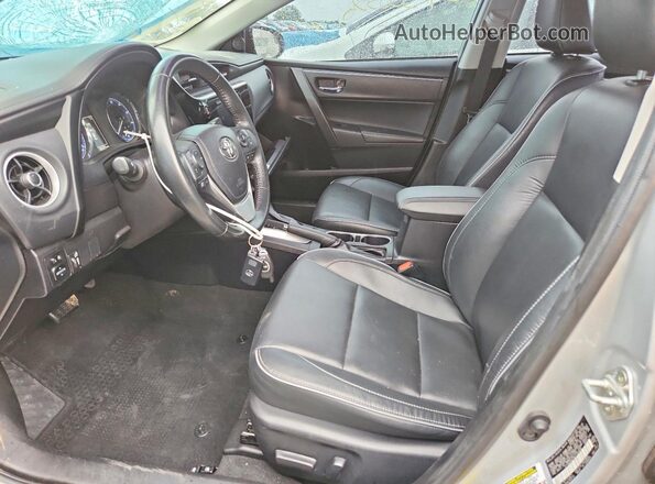 2T1BURHEXKC193008 2019 TOYOTA COROLLA Silver Widok wnętrza z przodu
