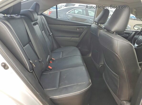 2T1BURHEXKC193008 2019 TOYOTA COROLLA Silver Widok tylnych siedzeń