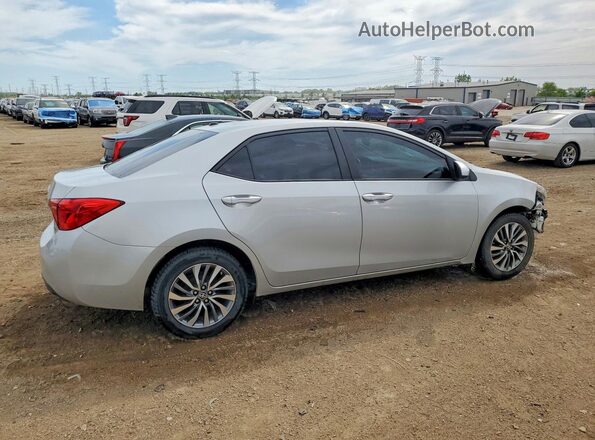 2T1BURHEXKC193008 2019 TOYOTA COROLLA Silver Tył prawy