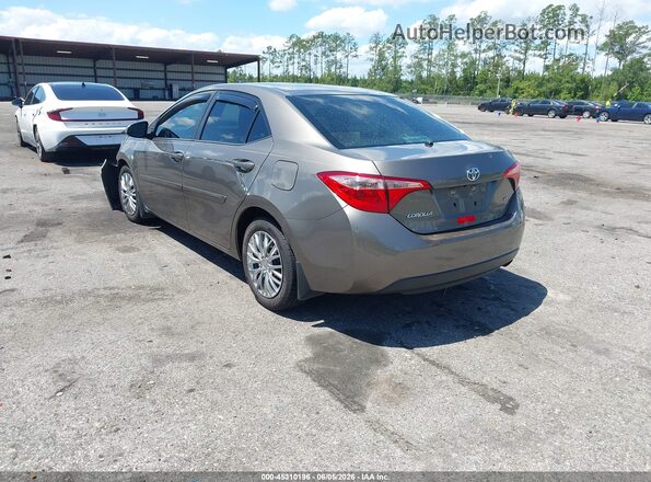 2T1BURHEXKC222829 2019 TOYOTA COROLLA Tan Rear left