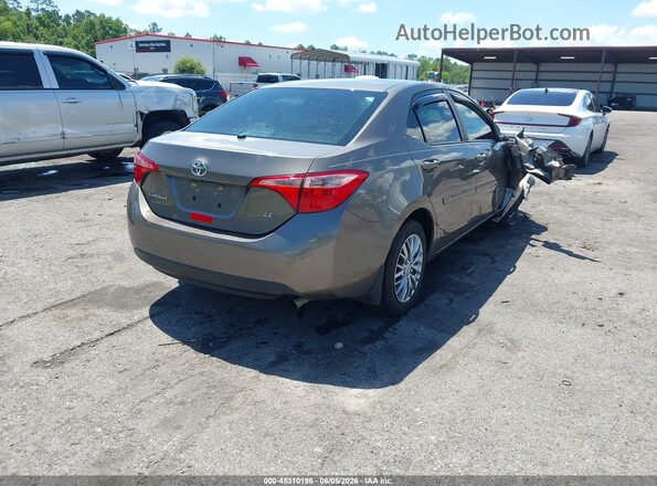 2T1BURHEXKC222829 2019 TOYOTA COROLLA Tan Rear right