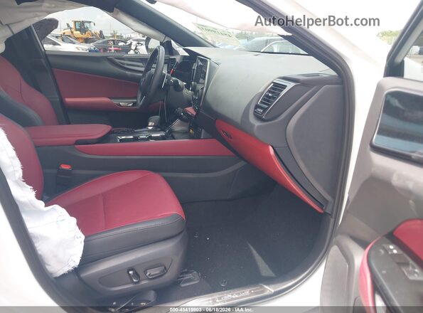 2T2AGCEZ7TC103687 2026 LEXUS NX 350 White Widok wnętrza z przodu