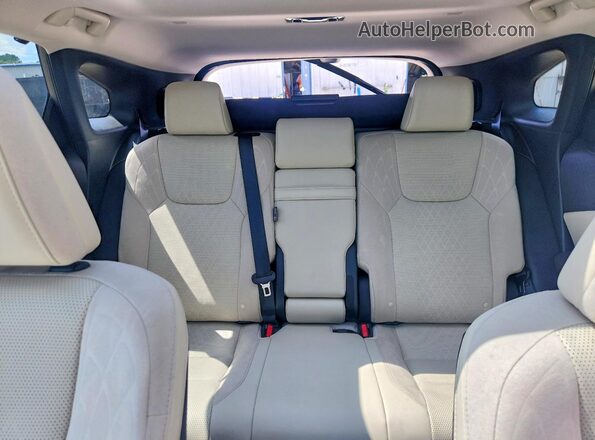 2T2BAMBA2SC055766 2025 LEXUS RX Blue Вид задніх сидінь