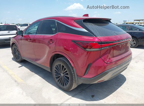 2T2BAMBA3RC051722 2024 LEXUS RX 350 Красный Задняя левая четверть
