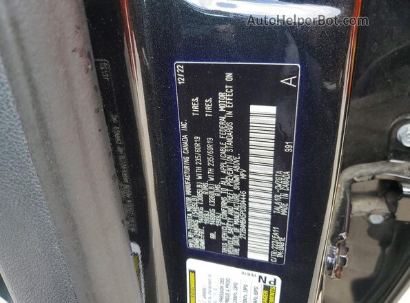 2T2BAMBA5PC004446 2023 LEXUS RX Black Вид наклейки з VIN-кодом