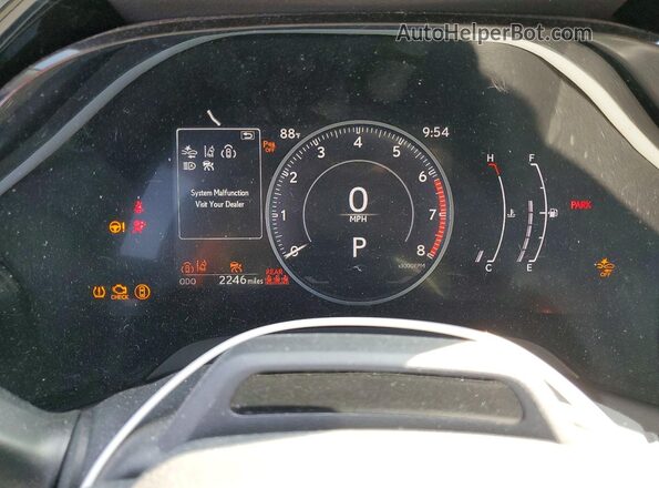 2T2BAMBA5RC034744 2024 LEXUS RX Burgundy Սարքավորումների վահանակի տեսք