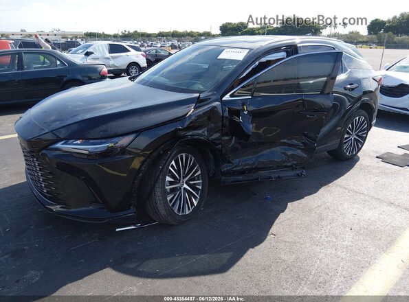 2T2BAMBA6SC052434 2025 LEXUS RX 350 Black Vista tres cuartos delantera izquierda