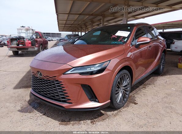 2T2BAMBAXPC004135 2023 LEXUS RX 350 Orange Передня ліва чверть