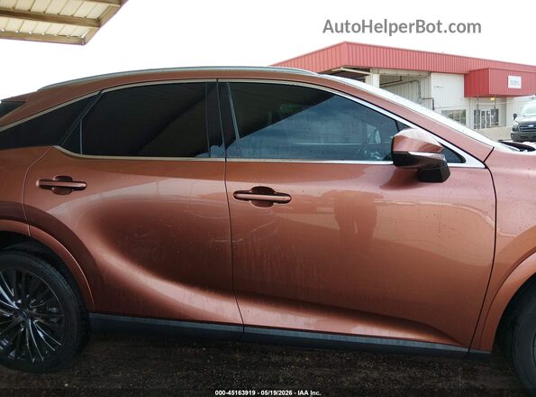 2T2BAMBAXPC004135 2023 LEXUS RX 350 Orange Вид задньої частини салону