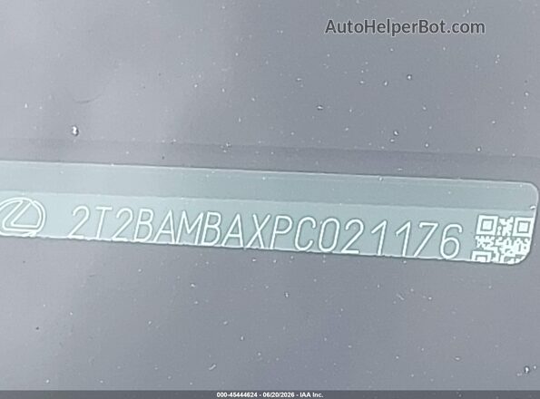 2T2BAMBAXPC021176 2023 LEXUS RX 350 White 