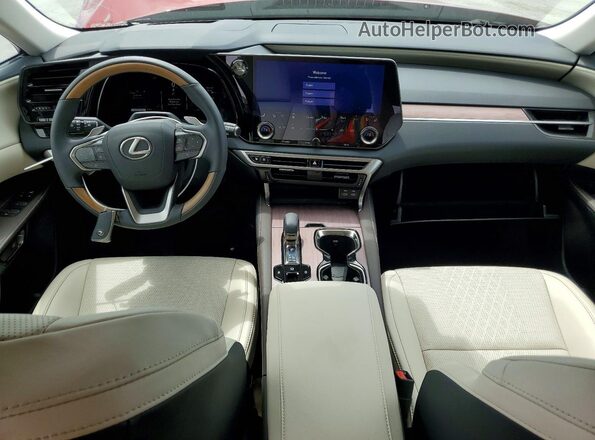 2T2BAMBAXTC072994 2026 LEXUS RX Burgundy Вид панелі приладів
