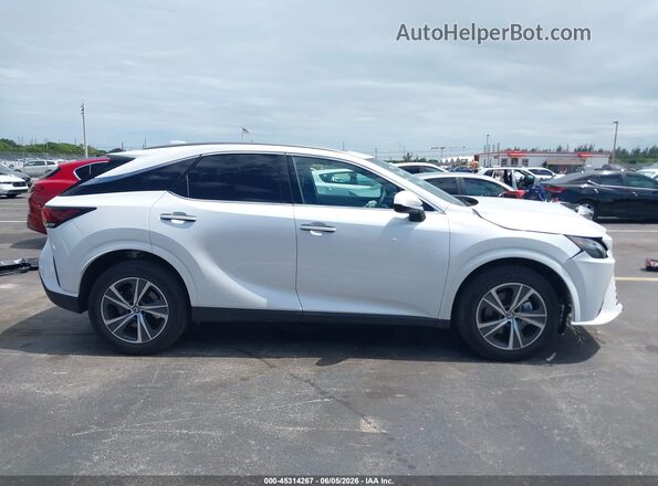 2T2BAMBAXTC074597 2026 LEXUS RX 350 White Widok wnętrza 360 stopni