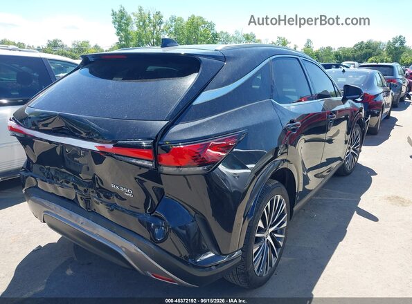 2T2BAMCA0RC076415 2024 LEXUS RX 350 Black უკანა მარჯვენა