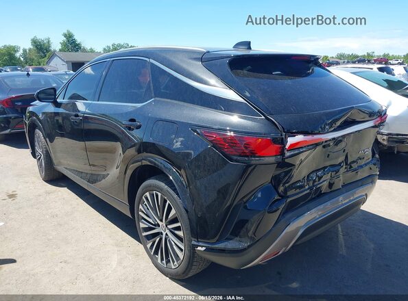 2T2BAMCA0RC076415 2024 LEXUS RX 350 Black უკანა მარცხენა