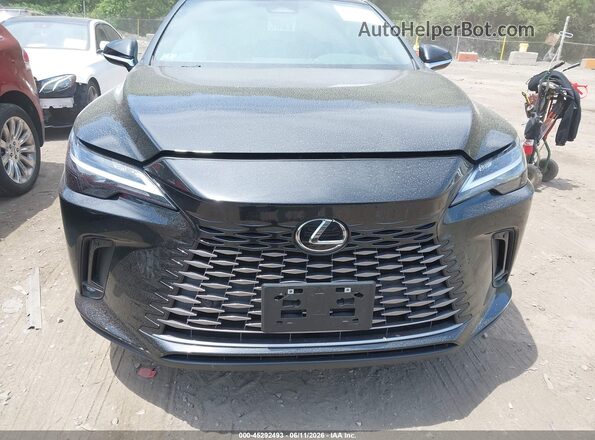 2T2BAMCA0SC113307 2025 LEXUS RX 350 Black Widok zestawu wskaźników