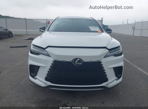 2T2BAMCA0TC138595 2026 LEXUS RX 350 White Widok zestawu wskaźników