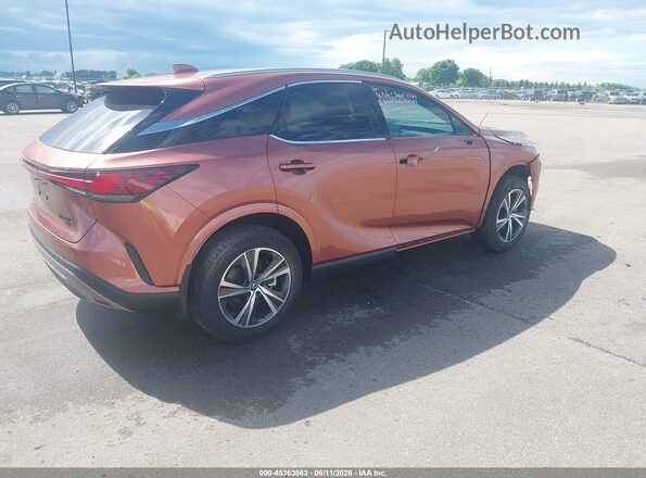 2T2BAMCA1SC095383 2025 LEXUS RX 350 Orange Trasero derecho