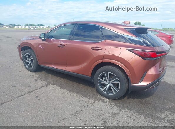 2T2BAMCA1SC095383 2025 LEXUS RX 350 Orange Trasero izquierdo