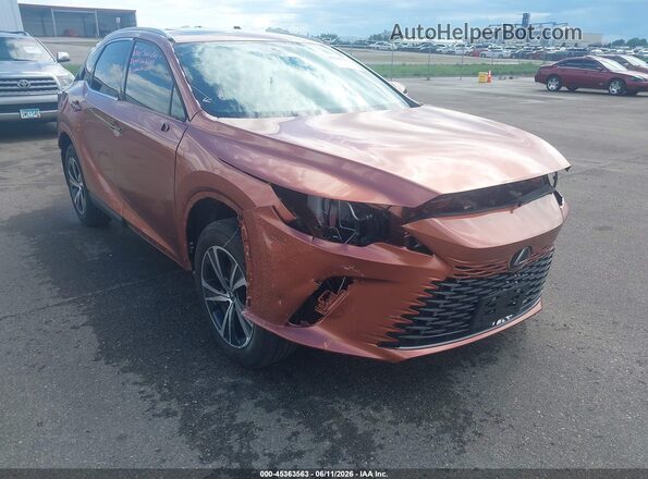 2T2BAMCA1SC095383 2025 LEXUS RX 350 Orange Vista frontal