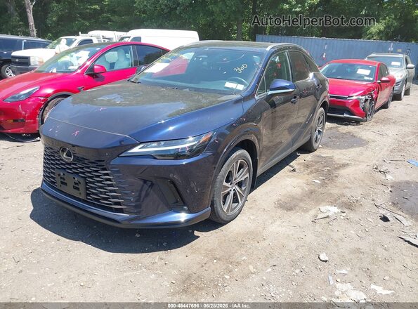 2T2BAMCA3RC085786 2024 LEXUS RX 350 Синий Передняя левая четверть